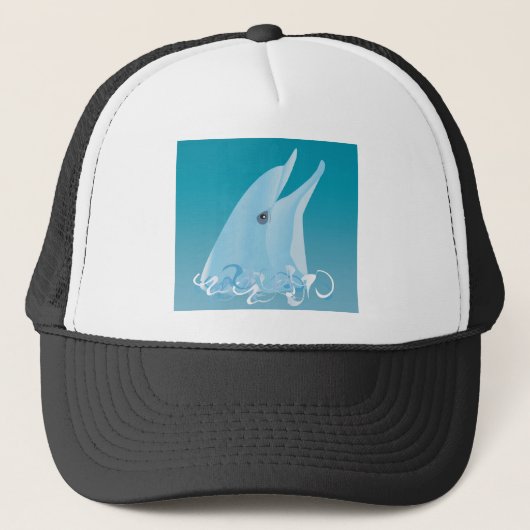 Happy Dolphin Trucker Pet (Voorkant)