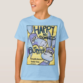 Happy Donkeys t-shirt, kids XS T-shirt