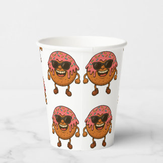 Happy Donuts Papieren Bekers