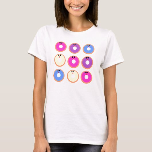 Happy donuts t-shirt (Voorkant)