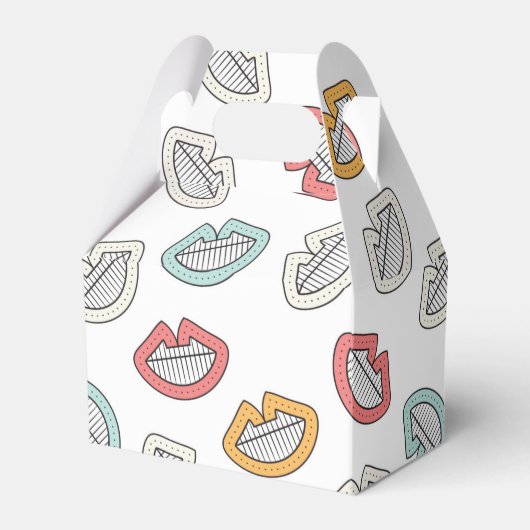 Happy Doodle Laugh Bedankdoosjes (Voorkant Zijde)