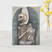 happy Doomsday carte la fin apocalypse armageddon (Fleur jaune)