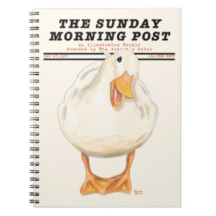 Happy Duck  Magazine (Norman Rockwell Style) Notitieboek