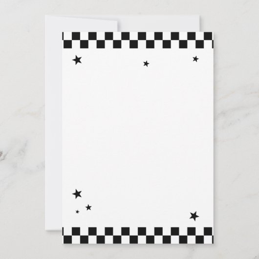 Happy Dude Elke Leeftijd Verjaardag Uitnodiging (Achterkant)