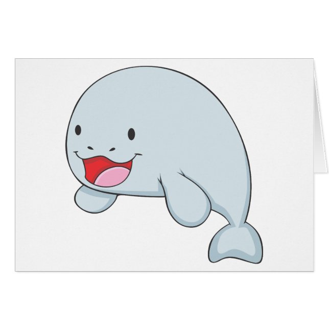 Happy Dugong (Voorkant Horizontaal)