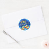 Happy Dusshehra Ronde Sticker (Envelop)
