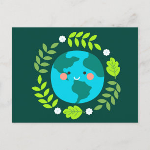 Happy Earth Briefkaart