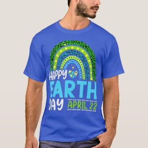 Happy Earth Day 2022 Rainbow Trendy 52nd Anniversa T-shirt