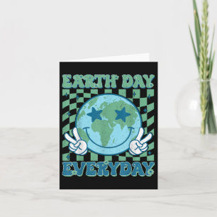 Happy Earth Day 2025 Retro Groovy Earth Day Everyd Kaart