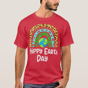 Happy Earth Day Rainbow Cute Earth Lover Kinder To T-shirt