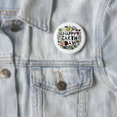 Happy Earth Day Ronde Button 5,7 Cm (In situ)