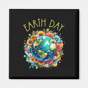 Happy Earth Day Shirt Cute Earth met Florence Eart Magneet