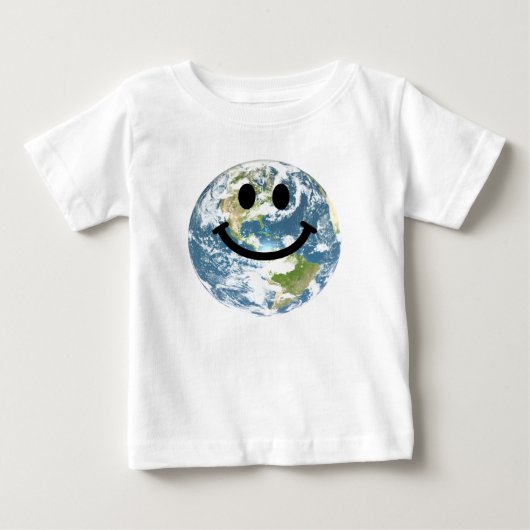 Happy Earth-gezicht (Voorkant)