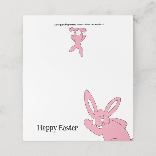 Happy Easter (Buitenkant ongevouwen)