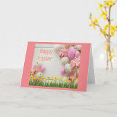**HAPPY EASTER*** À UNE CARTE SPÉCIALE POUR ENFANT (Fleur jaune)