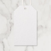 Happy Easter aangepaste script-calligrafie elegant Cadeaulabels (Achterkant)
