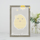 Happy Easter achtergrond Briefpapier (Staand voorkant)
