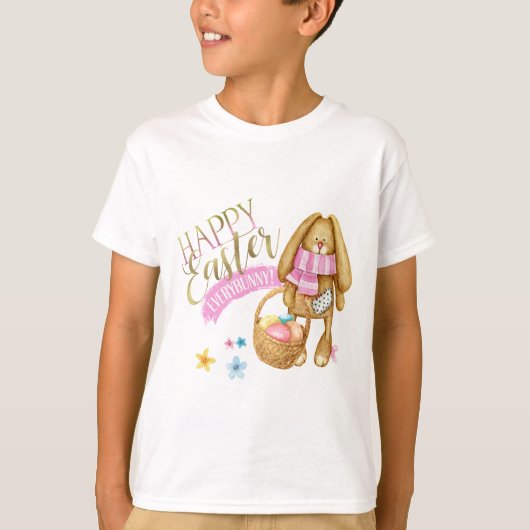 Happy Easter Allebunny ID640 T-shirt (Voorkant)