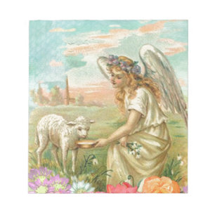 happy easter angel notitieblok