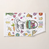 Happy Easter Art Bad Handdoek (Handdoek)