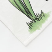 Happy Easter Art Fleece Deken (Hoek)