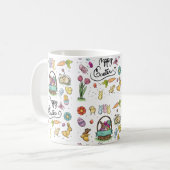 Happy Easter Art Koffiemok (Voorkant links)