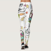 Happy Easter Art Leggings (Achterkant)
