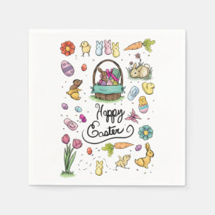 Happy Easter Art Servet