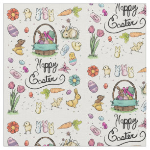 Happy Easter Art Stof