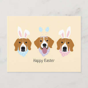 Happy Easter Beagle Honden Briefkaart