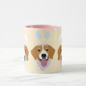Happy Easter Beagle Honden Mok (Midden)
