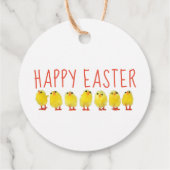 Happy Easter Bedankjes Labels (Achterkant)