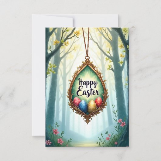 Happy Easter Bedankkaart (Voorkant)