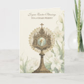 Happy Easter Blessings Prayer Reurrection  Feestdagen Kaart (Voorkant)