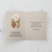 Happy Easter Blessings Prayer Reurrection Feestdagen Kaart (Binnen)