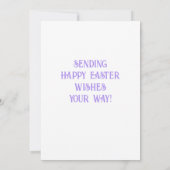 Happy Easter Blessings Wenskaart Kaart (Achterkant)