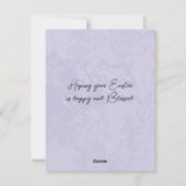 Happy Easter Bluebird Feestdagenkaart (Achterkant)