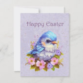 Happy Easter Bluebird Feestdagenkaart (Voorkant)