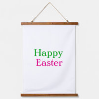 Happy easter boho groen roze kinder naam toevoegen