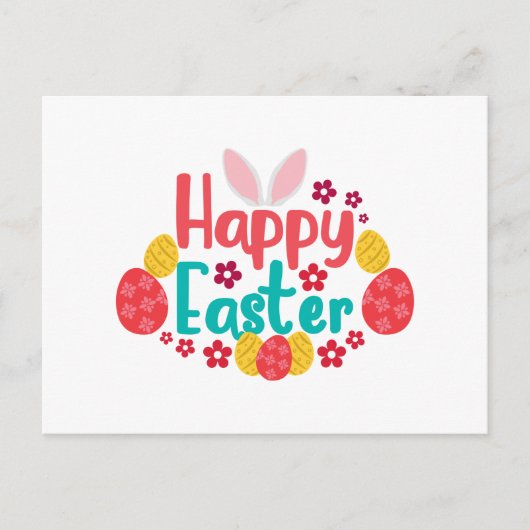 Happy Easter Briefkaart (Voorkant)