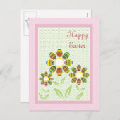 Happy Easter Briefkaart (Voorkant / Achterkant)