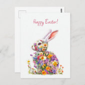 Happy Easter briefkaart (Voorkant / Achterkant)