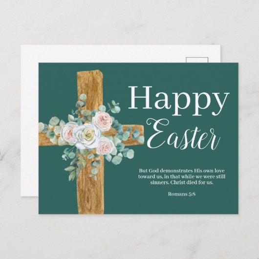 Happy Easter Briefkaart (Voorkant / Achterkant)