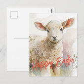 Happy Easter Briefkaart (Voorkant / Achterkant)