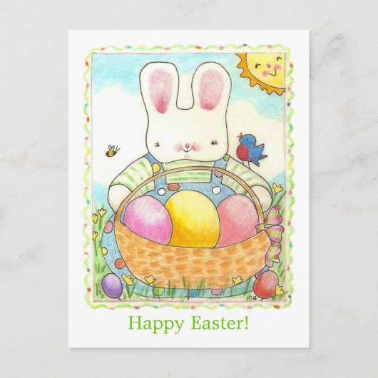 Happy Easter briefkaart (Voorkant)