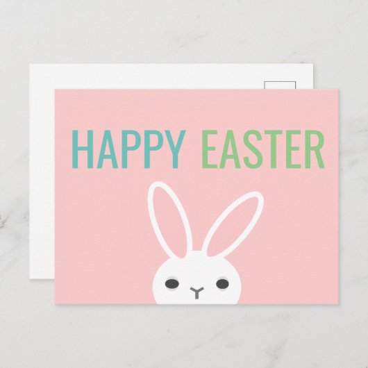 Happy Easter Briefkaart (Voorkant / Achterkant)