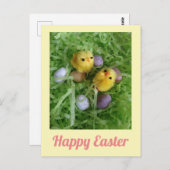 Happy Easter Briefkaart (Voorkant / Achterkant)