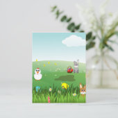 Happy Easter Briefkaart (Staand voorkant)
