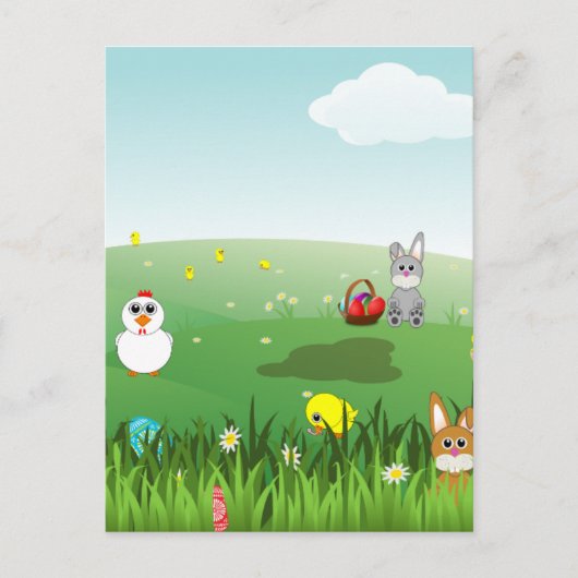 Happy Easter Briefkaart (Voorkant)