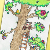 HAPPY EASTER briefkaart door Nicole Janes